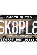 WKND Drive Me Nuts License Plate Frame