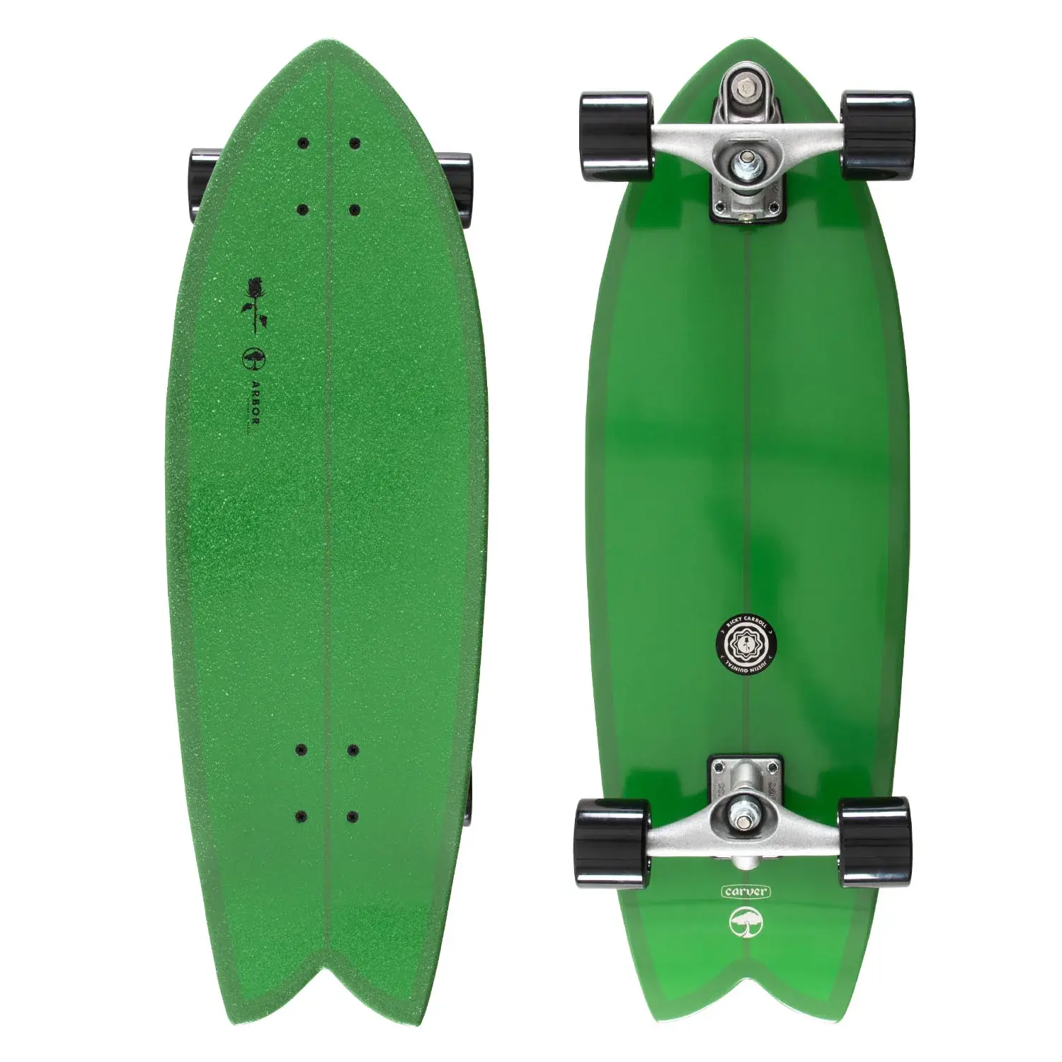 Arbor C7 Black Rose MFG 30.75" Surfskate Complete
