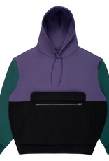 Sci-Fi Fantasy Colorblocked Hoodie Purple/Black