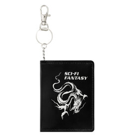 Sci-Fi Fantasy Dragon Wallet Black