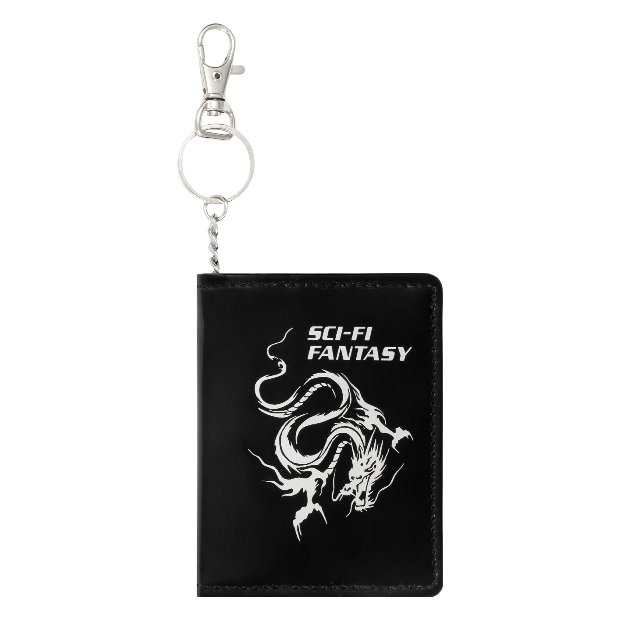 Sci-Fi Fantasy Dragon Wallet Black