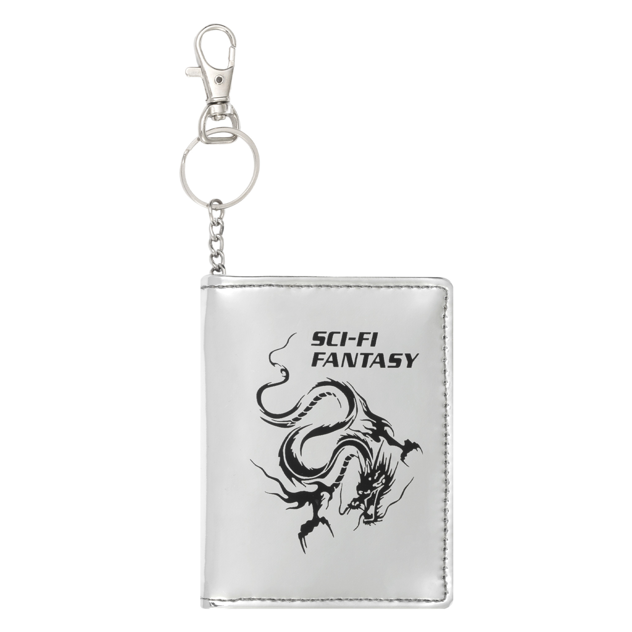 Sci-Fi Fantasy Dragon Wallet Silver
