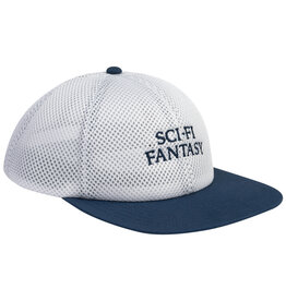 Sci-Fi Fantasy Sci-Fi Logo Mesh Hat White/Navy