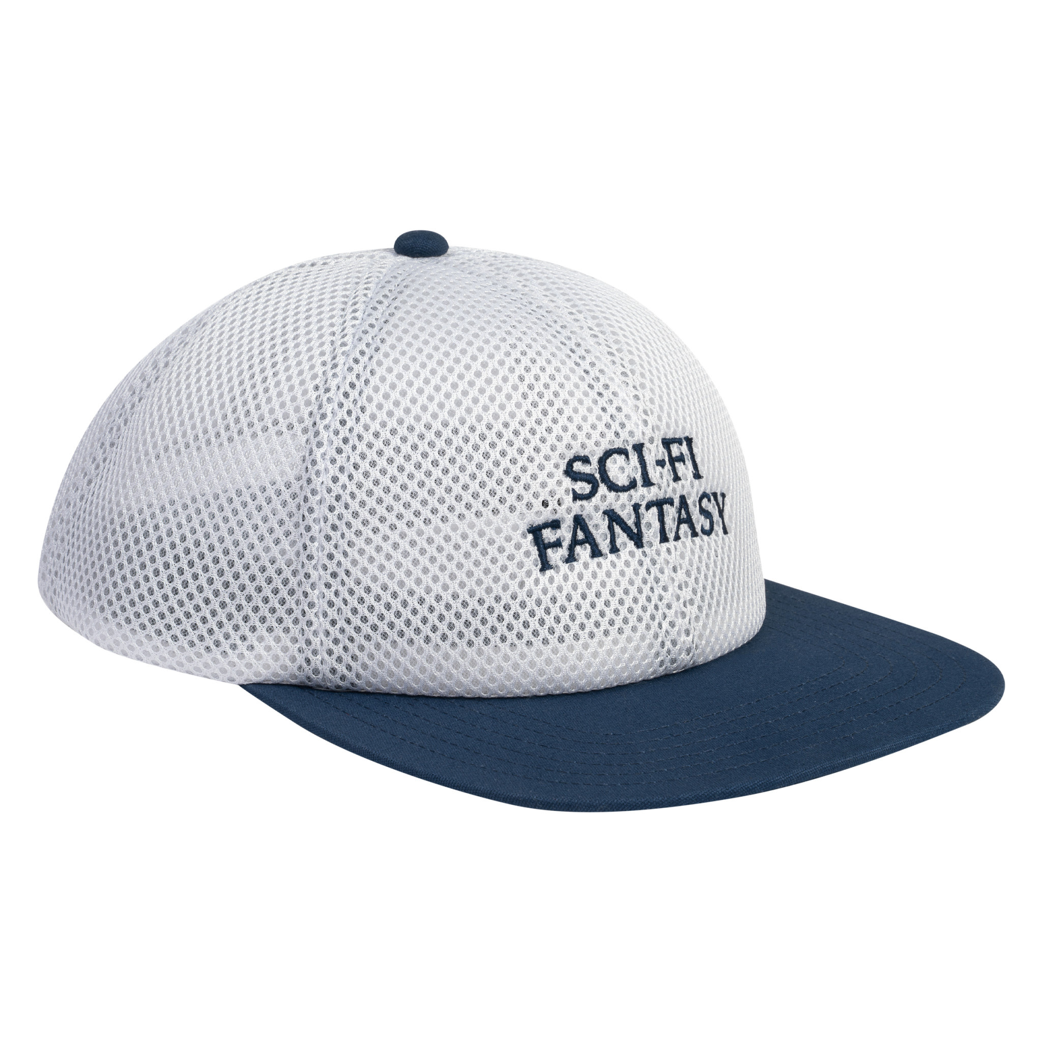 Sci-Fi Fantasy Sci-Fi Logo Mesh Hat White/Navy