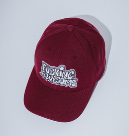 Fucking Awesome PBS Logo Snapback Maroon