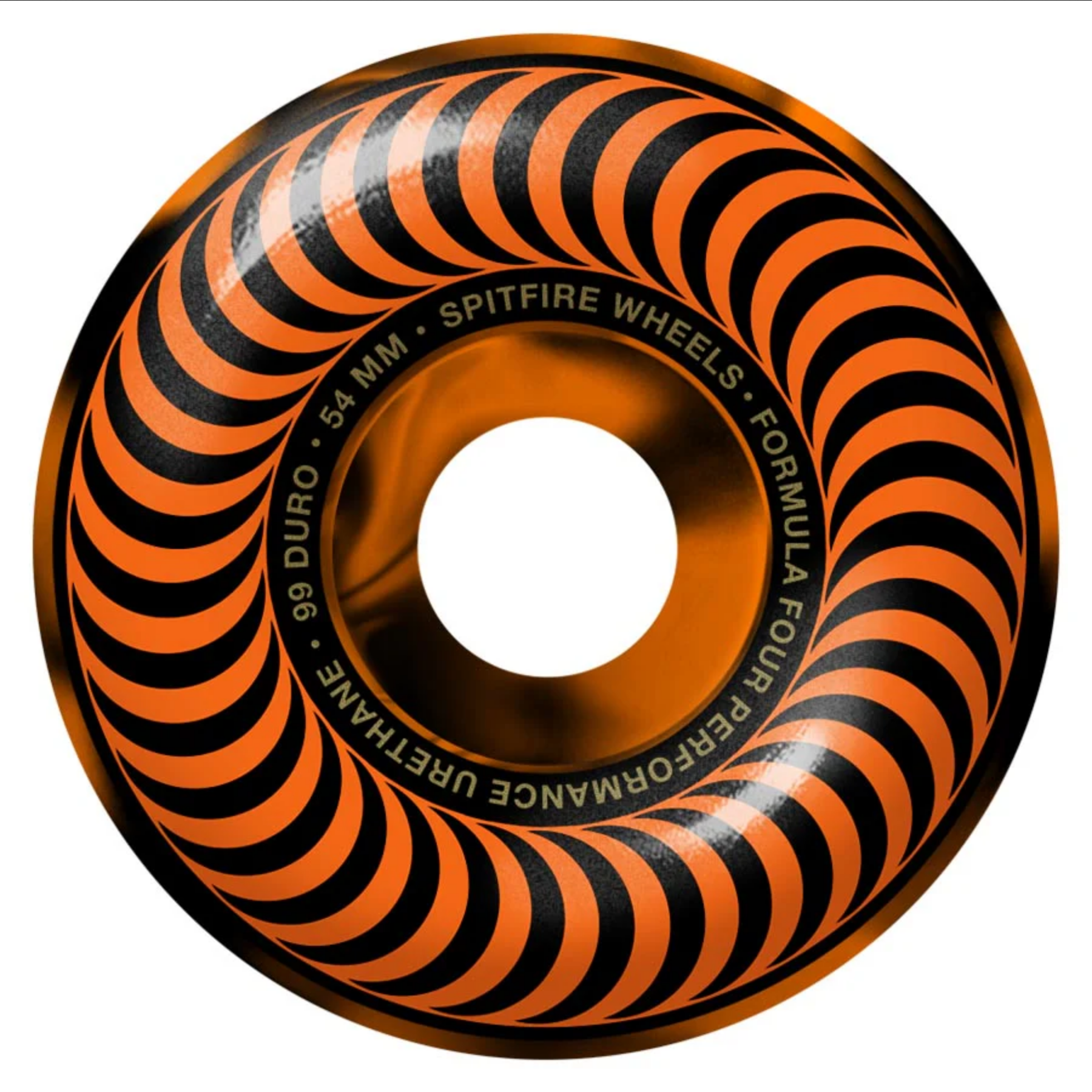Spitfire Wheels Spitfire F4 99d Classic Swirl Black/Orange 52mm