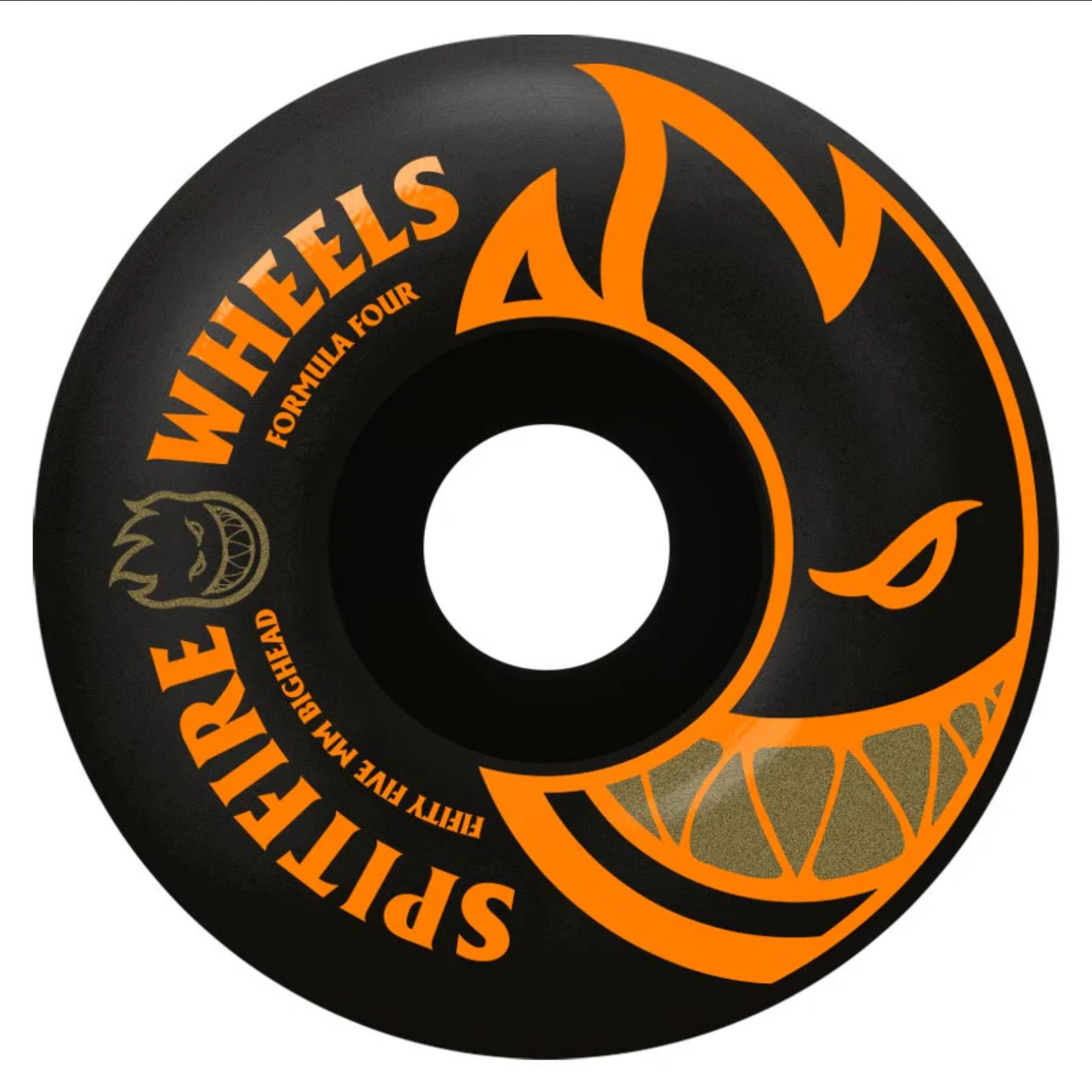 Spitfire Wheels Spitfire F4 99d Bighead Black/Orange 53mm