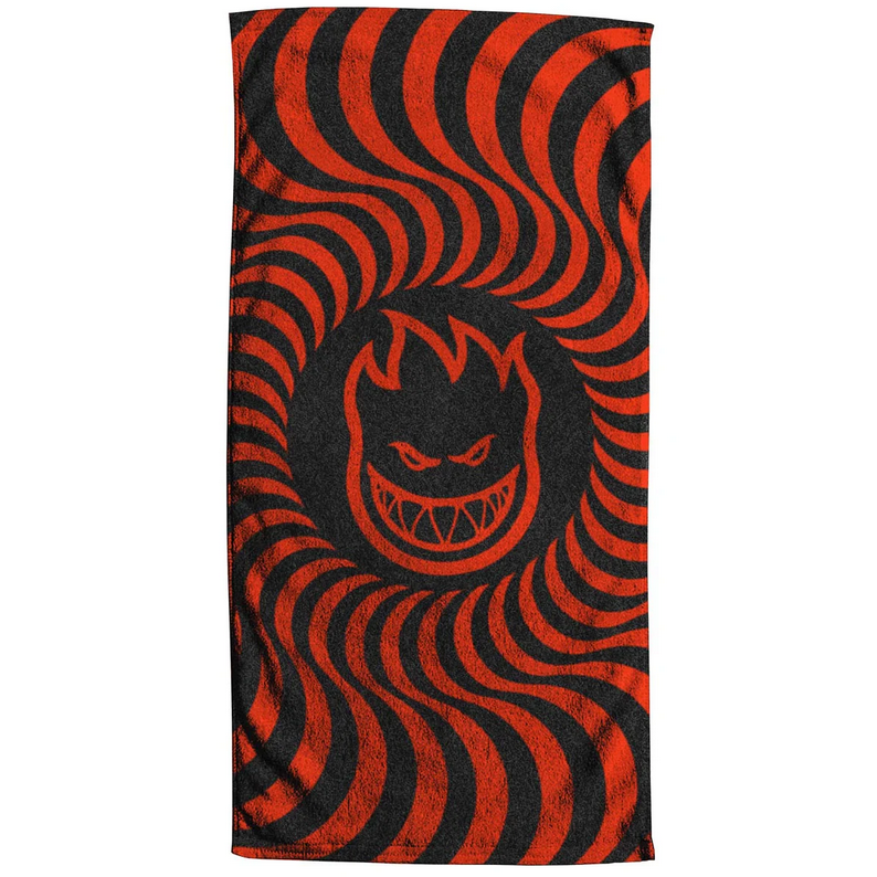 Spitfire Wheels Bighead Swirl II Black Towel