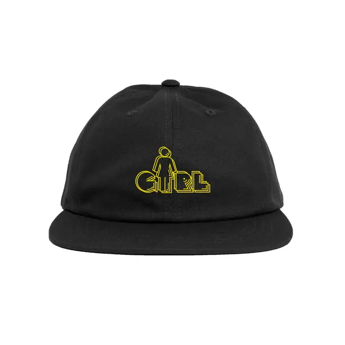 Girl Pac OG-Man Emb 6 Panel Hat Black