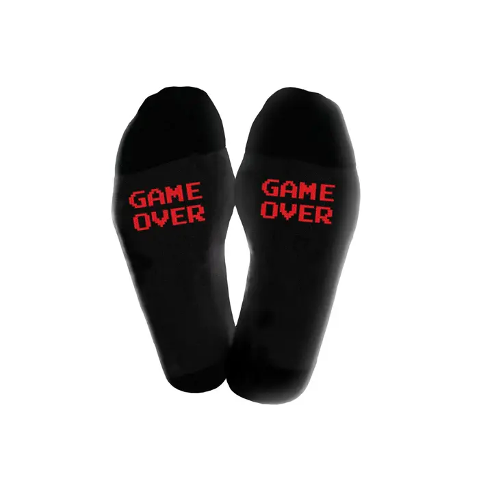 Girl Pac-Man Game Over Socks Black