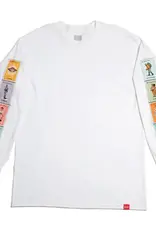 Chocolate Skateboards Loteria Cards Up L/S Tee White