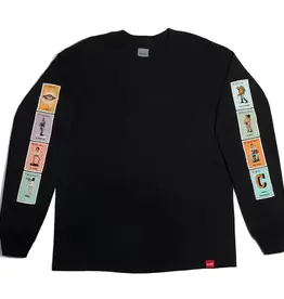Chocolate Skateboards Loteria Cards Up L/S Tee Black