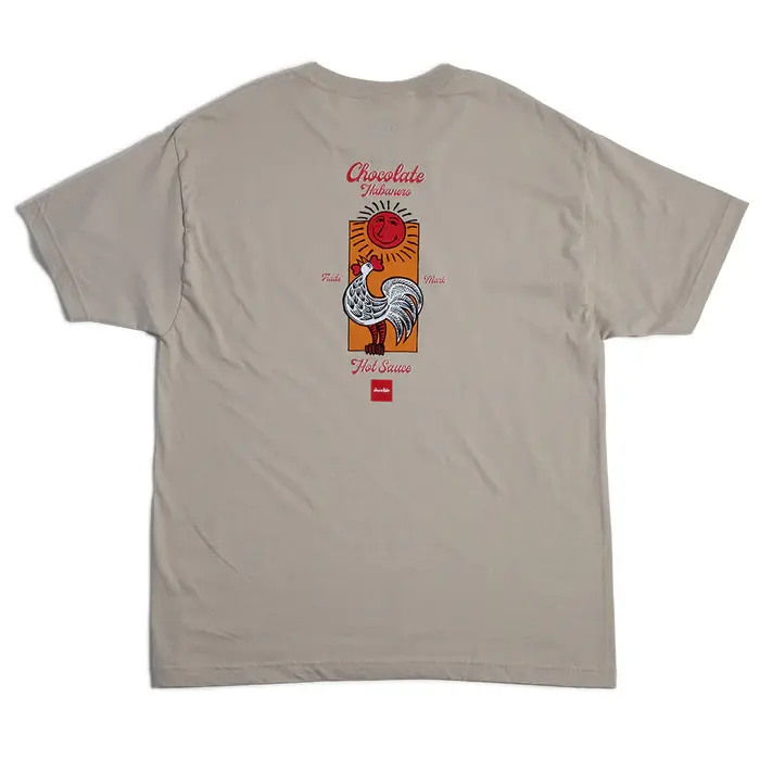 Chocolate Skateboards Habanero Hot Tee Sand