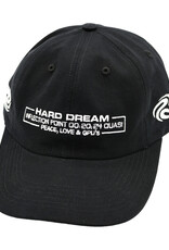 Quasi Skateboards Hard Dream 6 Panel Hat Black