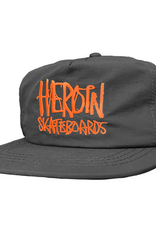 Heroin Script Nylon Snapback Black/Orange