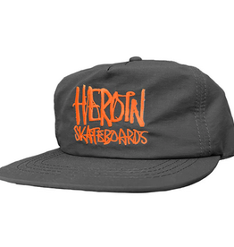 Heroin Script Nylon Snapback Black/Orange