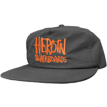 Heroin Script Nylon Snapback Black/Orange