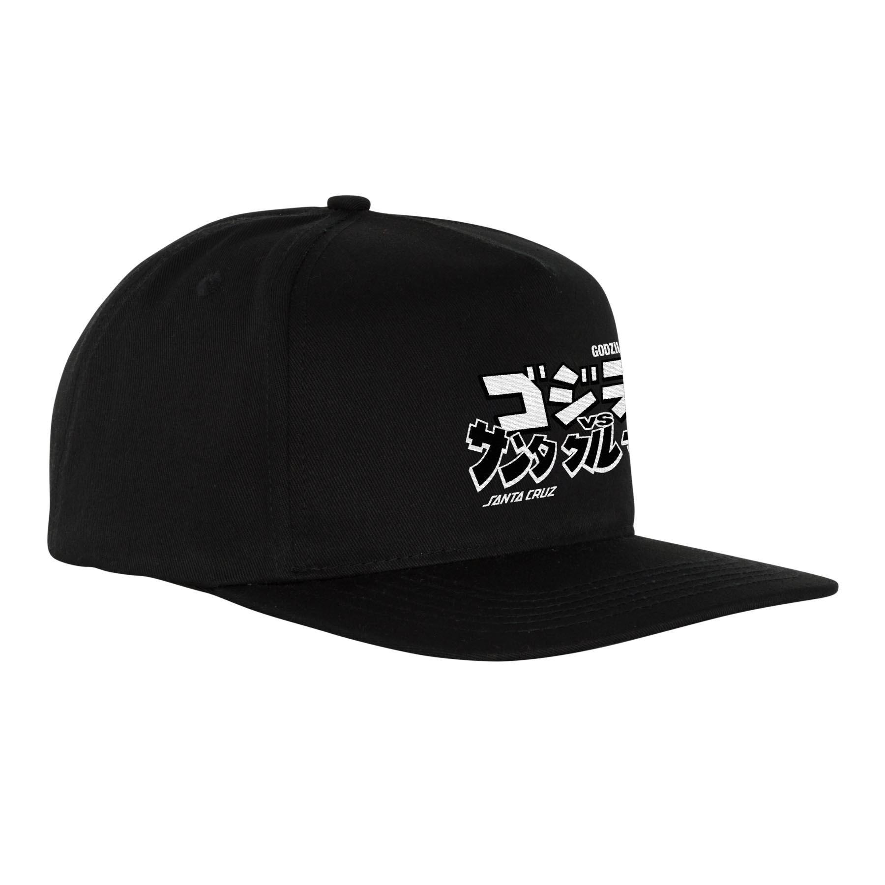Santa Cruz Skateboards Godzilla vs Santa Cruz Snapback Black