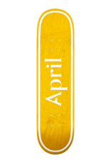 April Skateboards April OG Logo Yellow 8.5