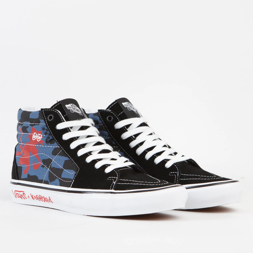 Vans Shoes Skate Sk8-Hi Krooked Black/White