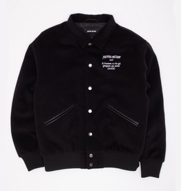 Fucking Awesome Korea Bar Varsity Jacket Black