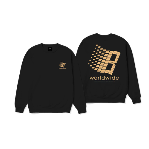 HUF Huf x Bronze Crewneck Black