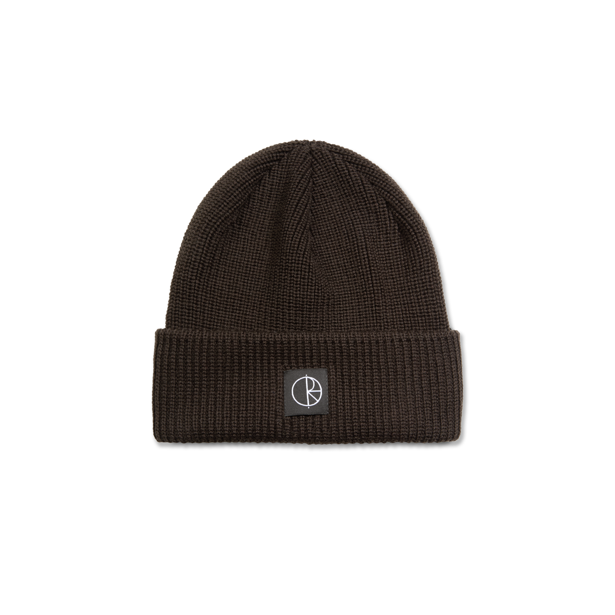 Polar Skate Co. Double Folded Merino Beanie Brown