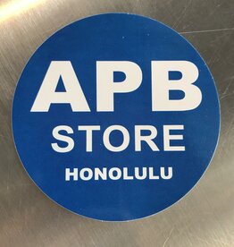 APB Skateshop APB Store Sticker