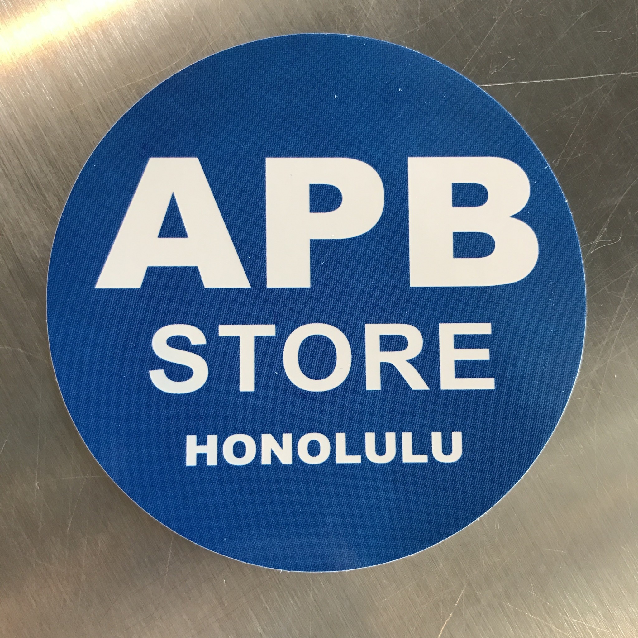 APB Skateshop APB Store Sticker
