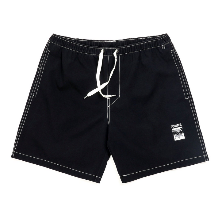 FORMER Swans Baggy Trunk Black