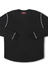 FORMER AG Waffle L/S Black/White Contrast