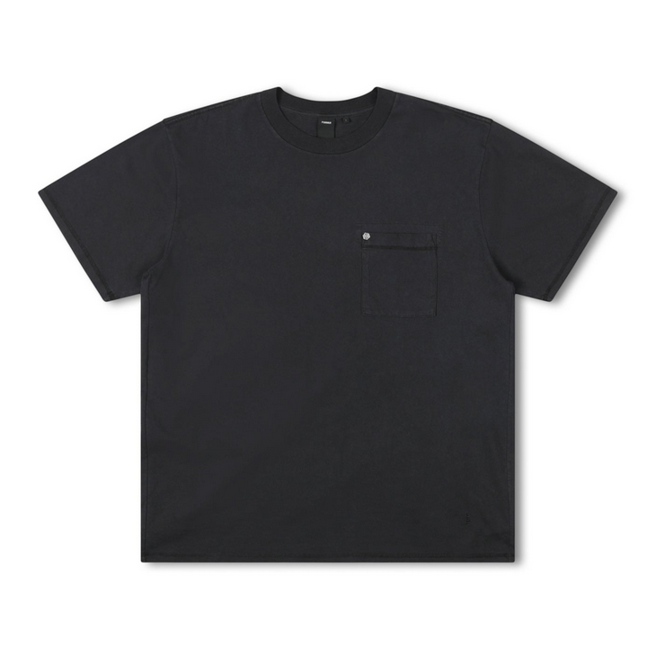 FORMER CA Oversized Pocket Tee Washed Black