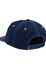 WKND Fishbone 6 Panel Hat Blue Denim
