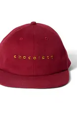Chocolate Skateboards Comic Cap 6 Panel Burgundy