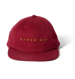 Chocolate Skateboards Comic Cap 6 Panel Burgundy