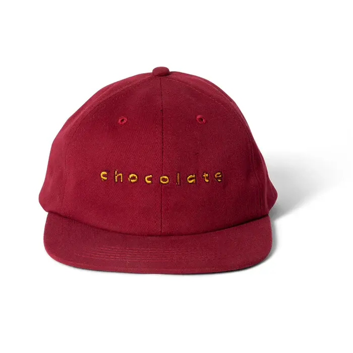 Chocolate Skateboards Comic Cap 6 Panel Burgundy
