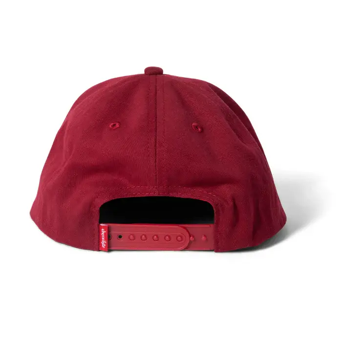 Chocolate Skateboards Comic Cap 6 Panel Burgundy