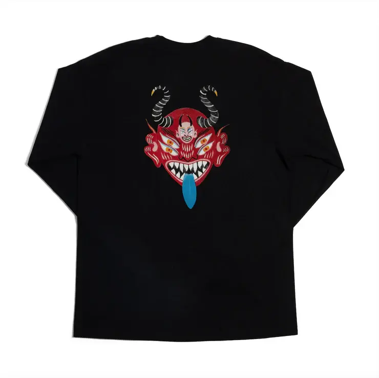 Chocolate Skateboards Chocolate Mask L/S Tee Black