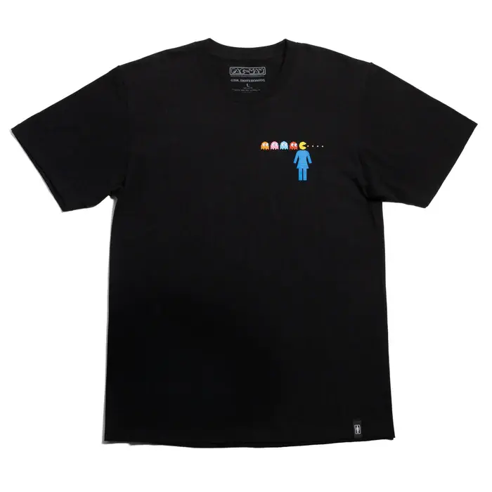 Girl OG Pac Man Maze Tee Black