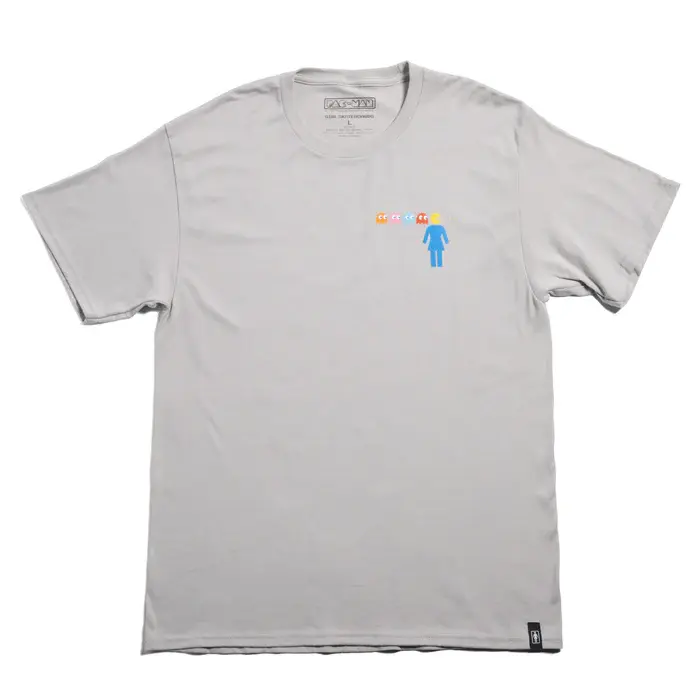 Girl OG Pac Man Maze Tee Silver