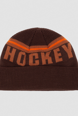 Hockey Friendly Beanie Brown