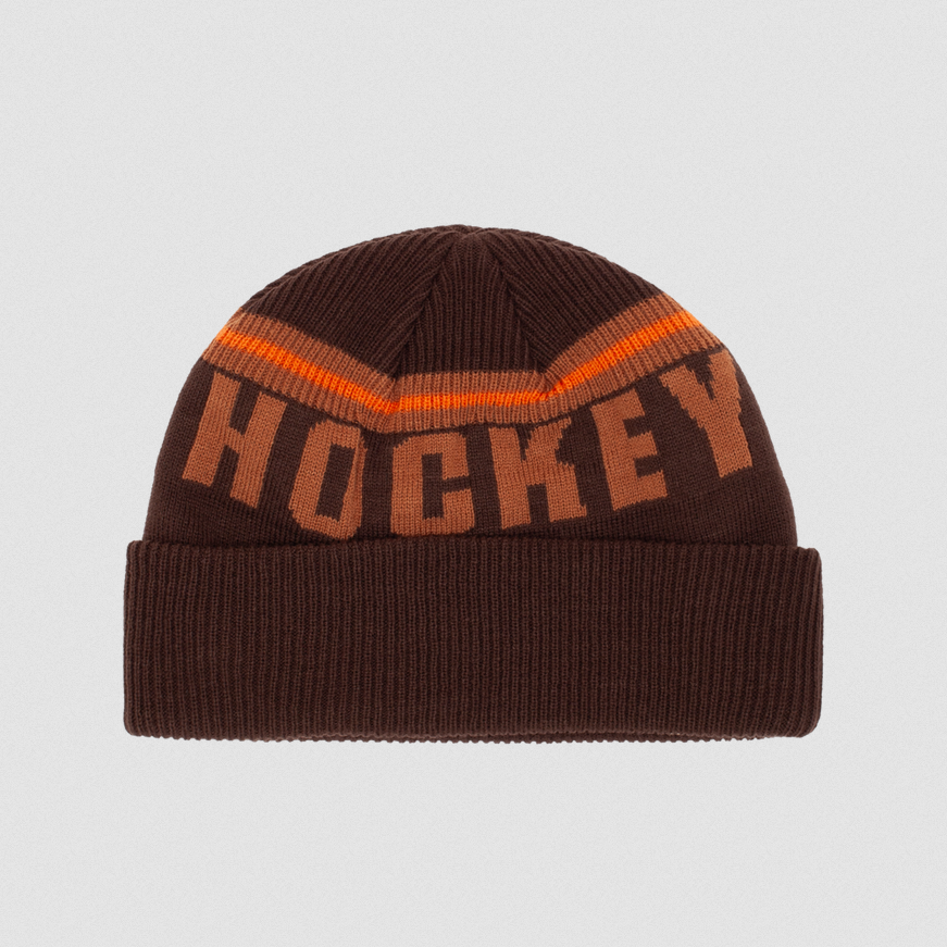 Hockey Friendly Beanie Brown