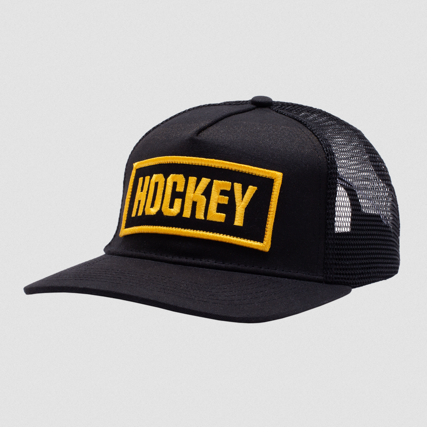 Hockey Hockey Truck Stop Hat Black/Yellow