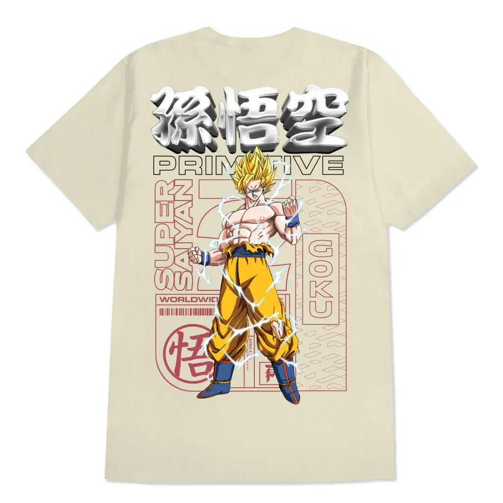 Primitive Spirit Tee Cream