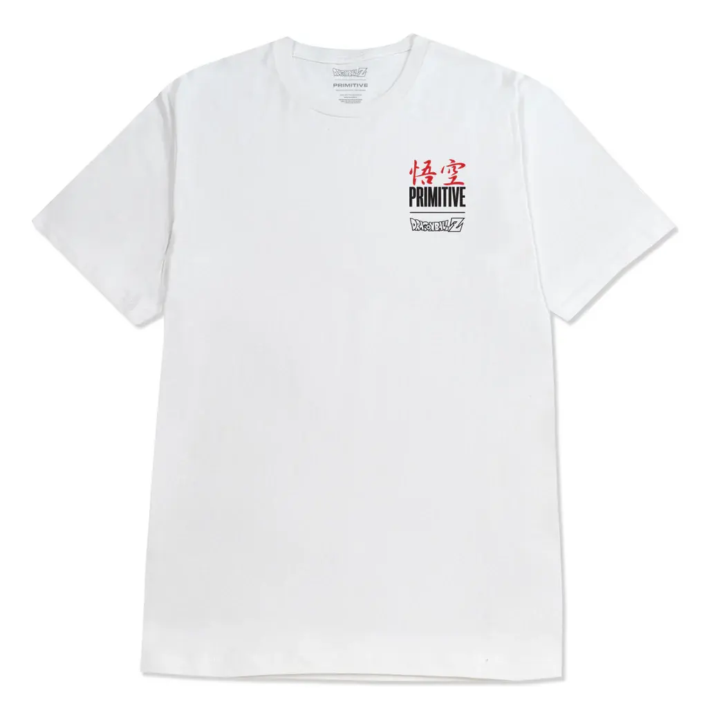 Primitive Goku Energy Tee White