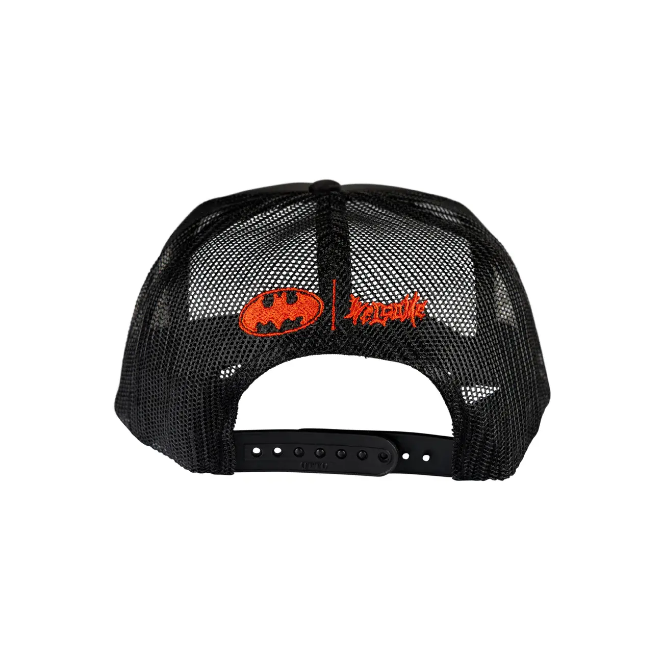 Welcome Skateboards Batman Trucker Hat Black