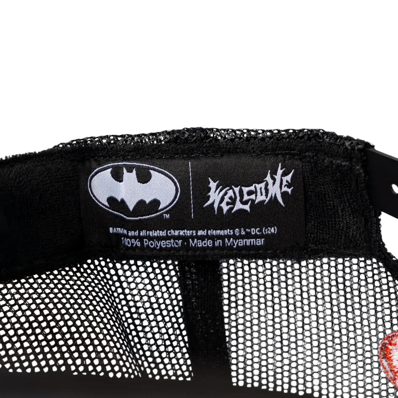 Welcome Skateboards Batman Trucker Hat Black