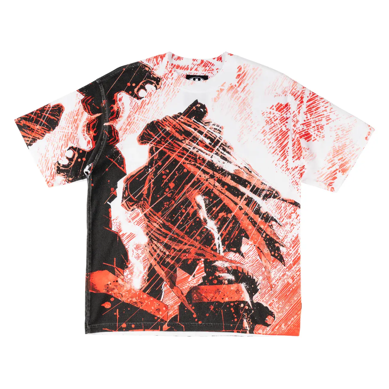 Welcome Skateboards Gargoyle All-Over Print Tee White