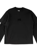 Welcome Skateboards Bat Signal Layered Knit Washed Black