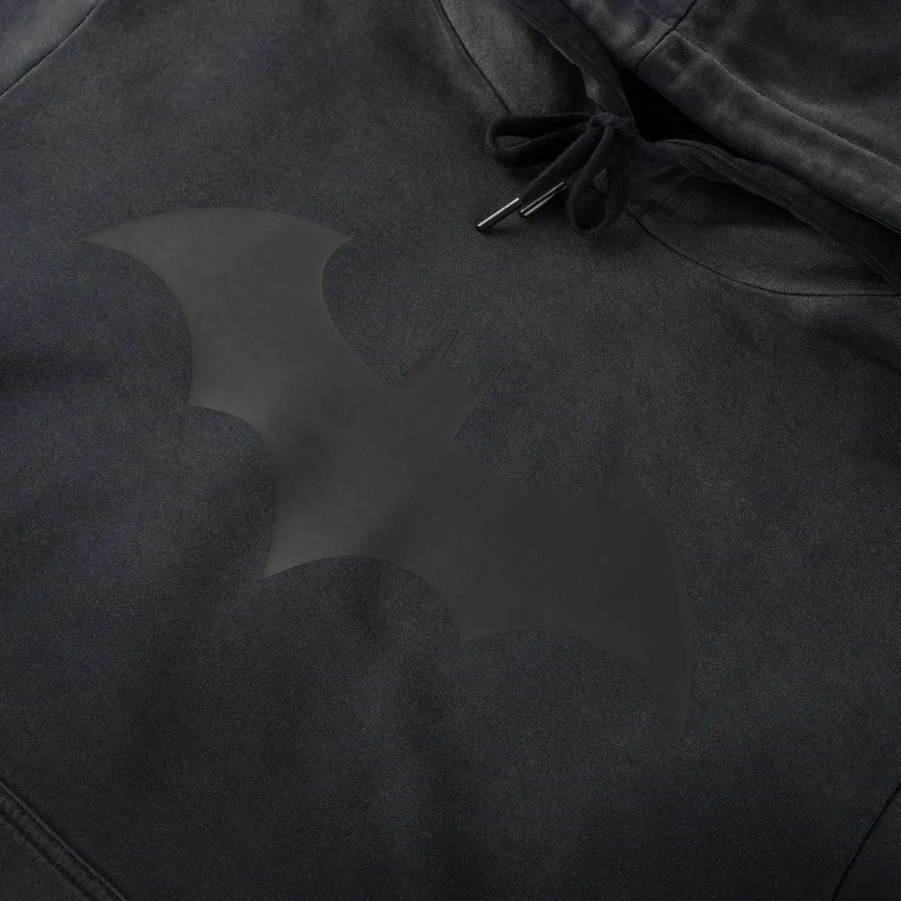 Welcome Skateboards Bat Logo Sun-Fade Hoodie Black